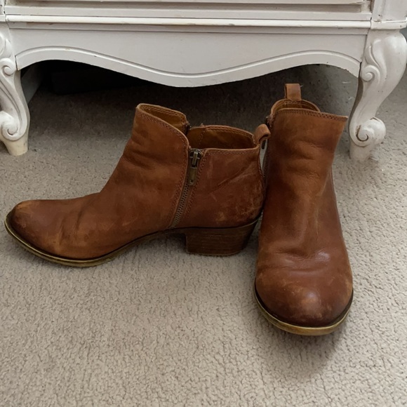 Lucky Brand Tan Ankle Boots - Picture 6 of 9